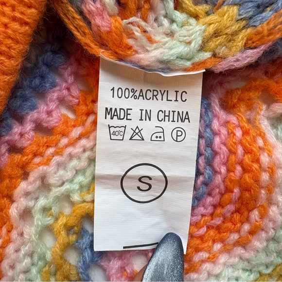 Colorful Acrylic Knit Dress - Picture 5 of 5